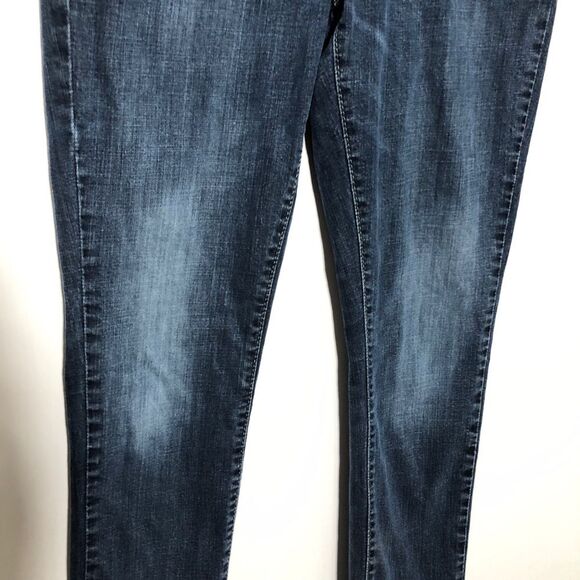 LEVI’S Jeans Womens 8 Blue 529 Curvy Skinny Leg Double Button No Gap - Picture 3 of 15